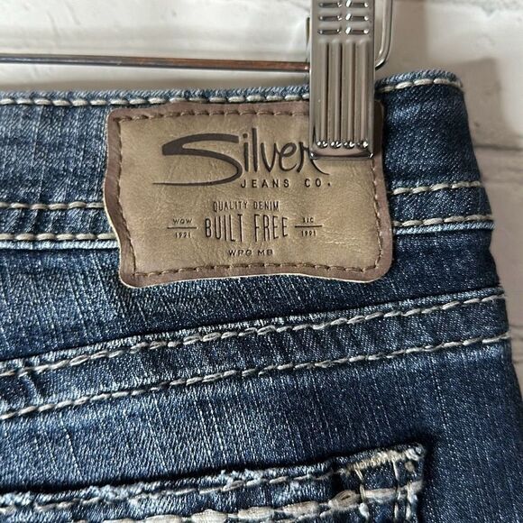 Silver Jeans Co. Suki Mid Super Skinny Jeans size 29x31 Fluid Denim - Picture 7 of 10